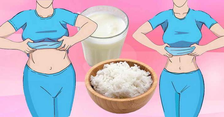 انقاص الوزن عند اتباع نظام غذائي أرز الكفير