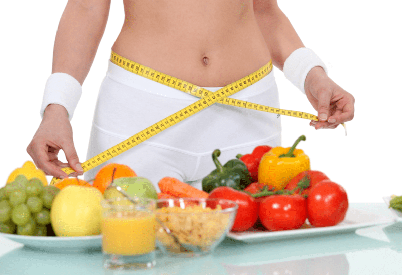 الأطعمة لفقدان الوزن في النظام الغذائي قد