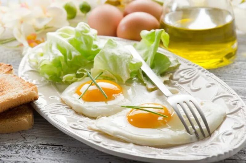 البيض المخفوق لنظام دوكان الغذائي